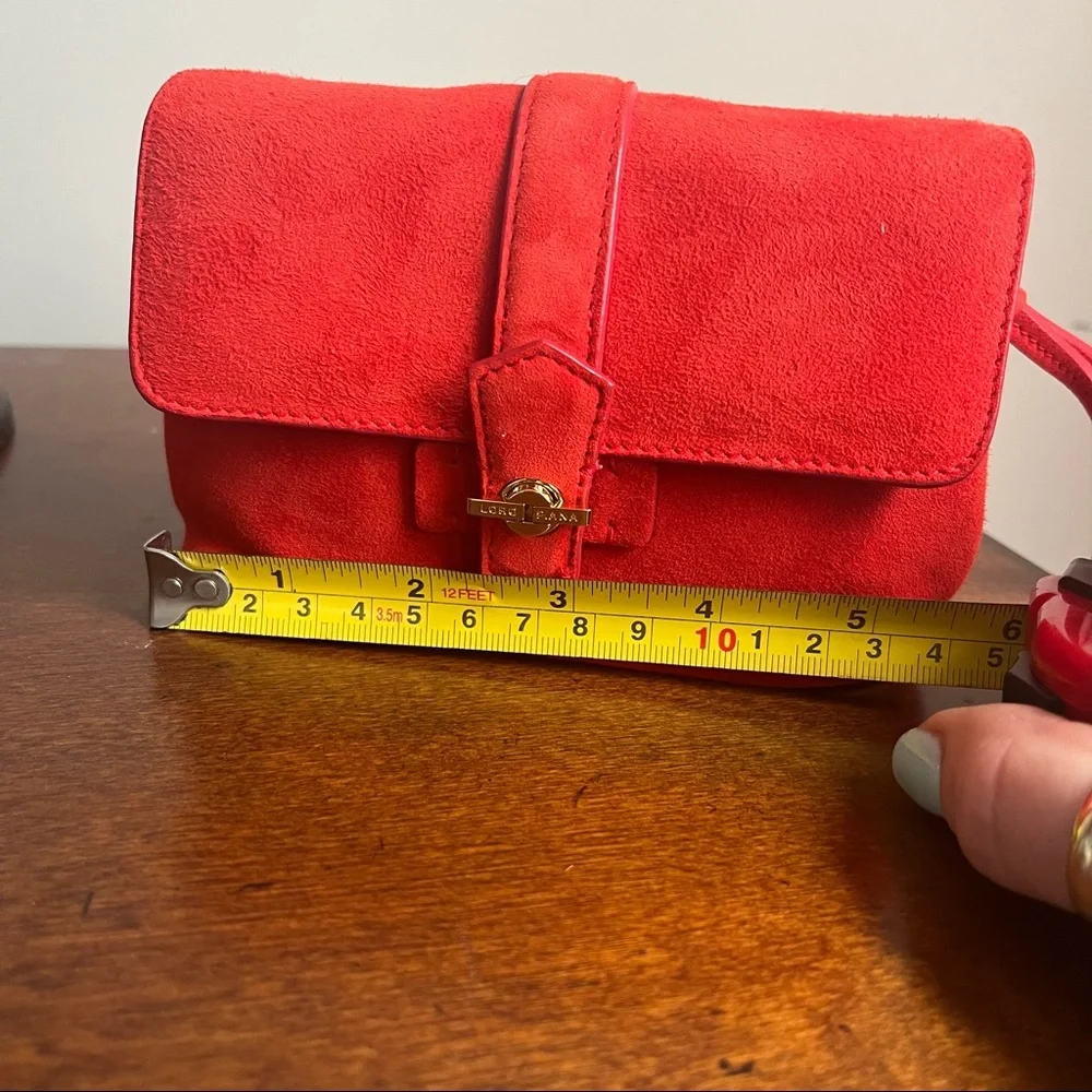 Suede Tres Jolie Pochette in red - Picture 11 of 11